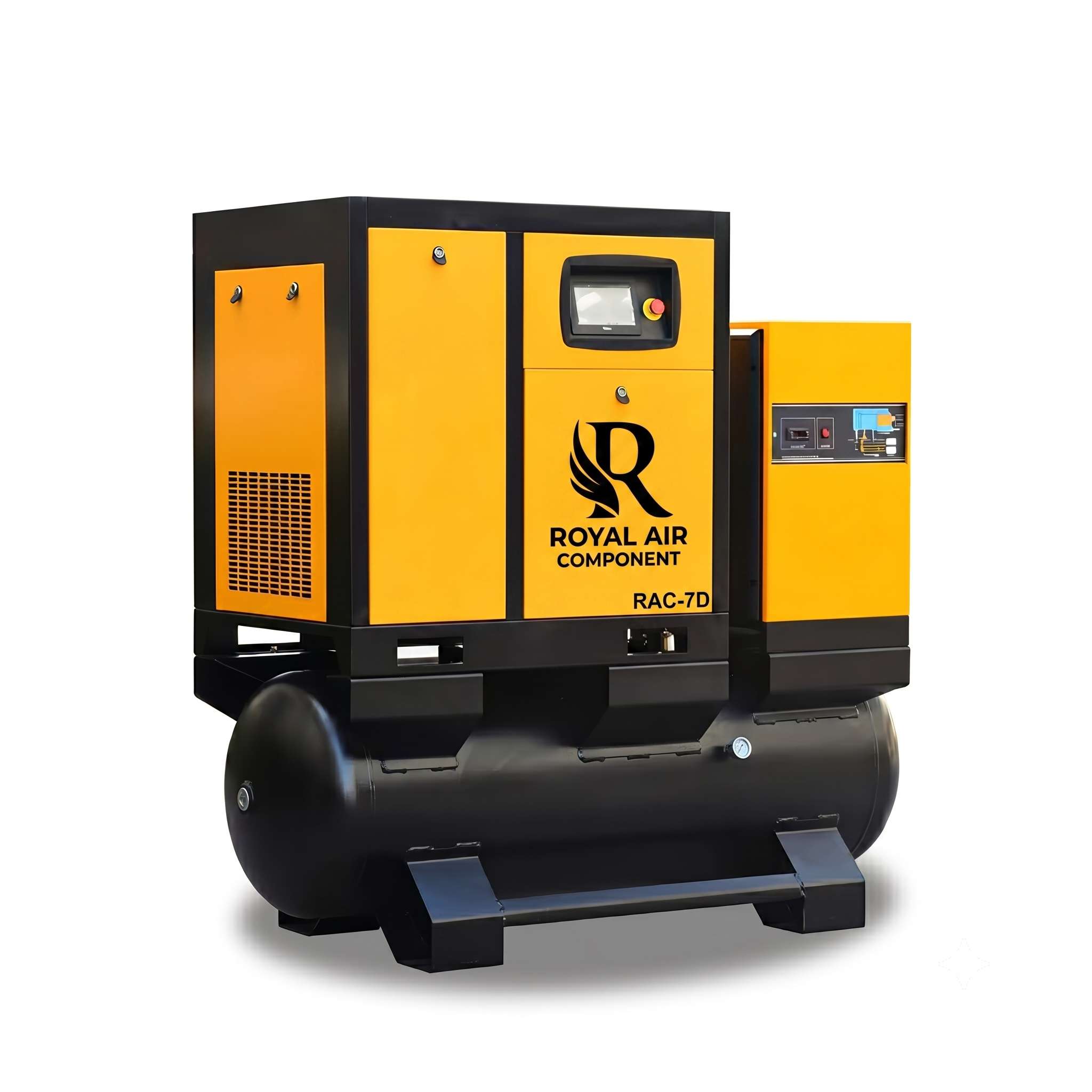 TANK MOUNTED SCREW AIR COMPRESSOR
