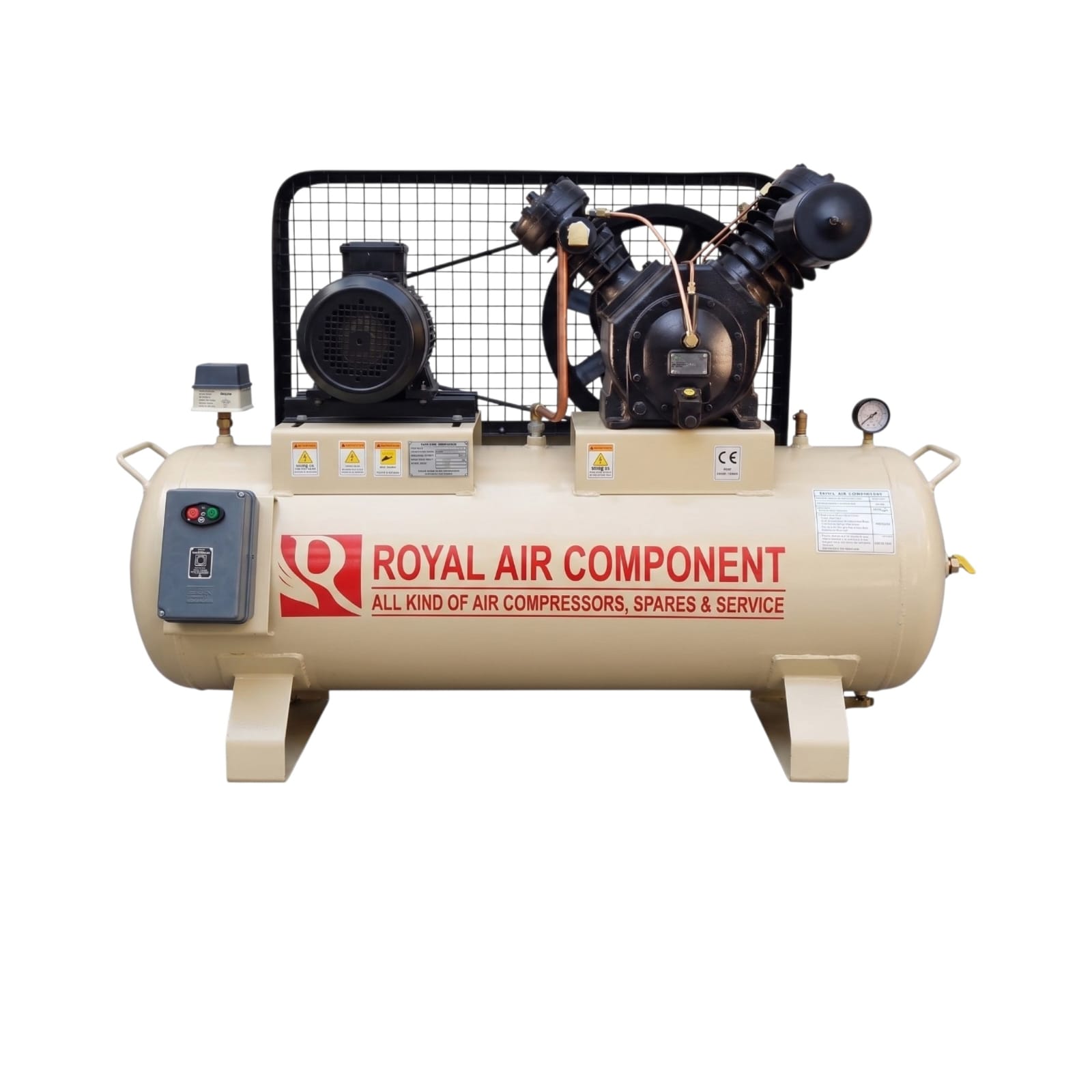 10 HP TWO STAGE RECIPROCATING AIR COMPRESSOR