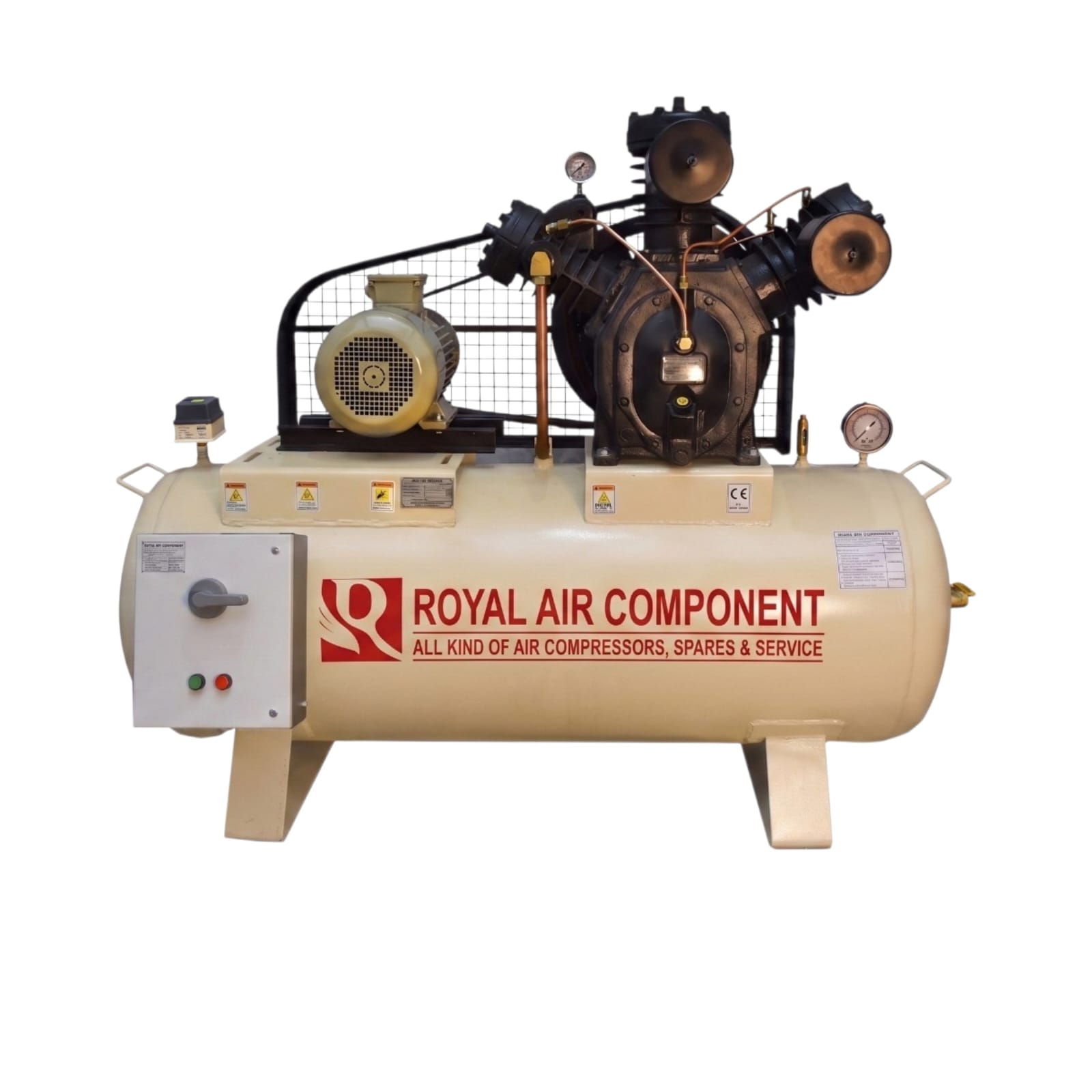 20 HP TWO STAGE RECIPROCATING AIR COMPRESSOR